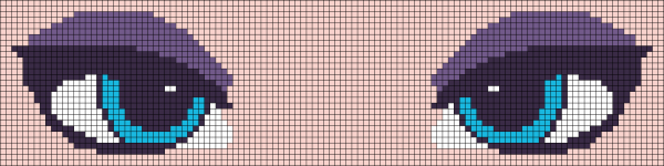 Срисовки по клеточкам глаза