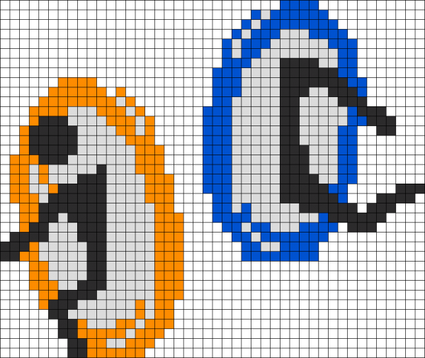 Портал 2 по клеточкам