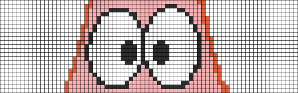 Рисунки для прямого плетения фенечки Патрик