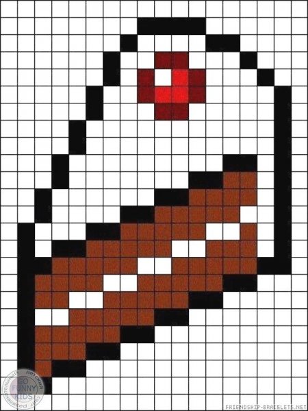 Рисунки по клеточкам в тетради ееда