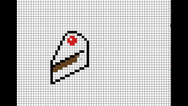 Рисунки по клеточкам Отрт