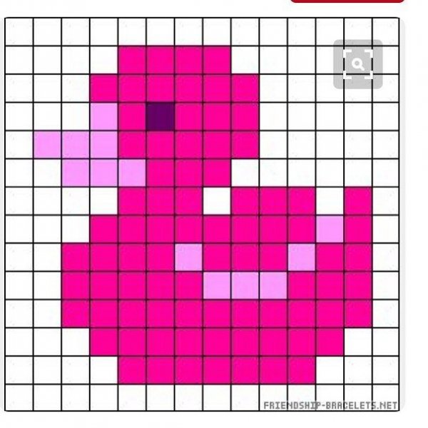 Рисунки в клетку легкие