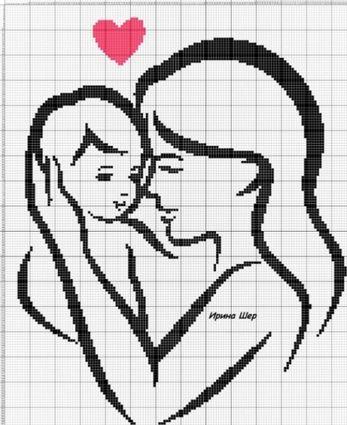 Контурная вышивка детская