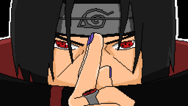 Наруто Итачи пиксель