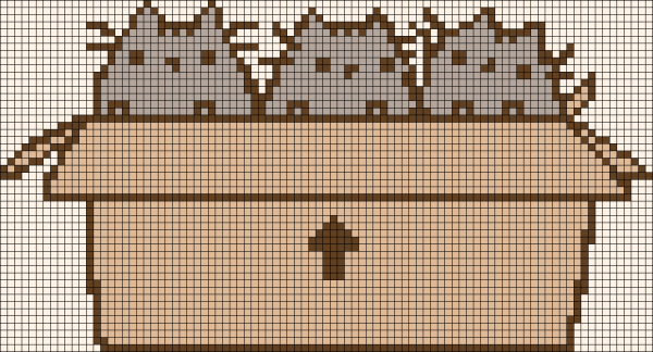 Пушины по клеткам