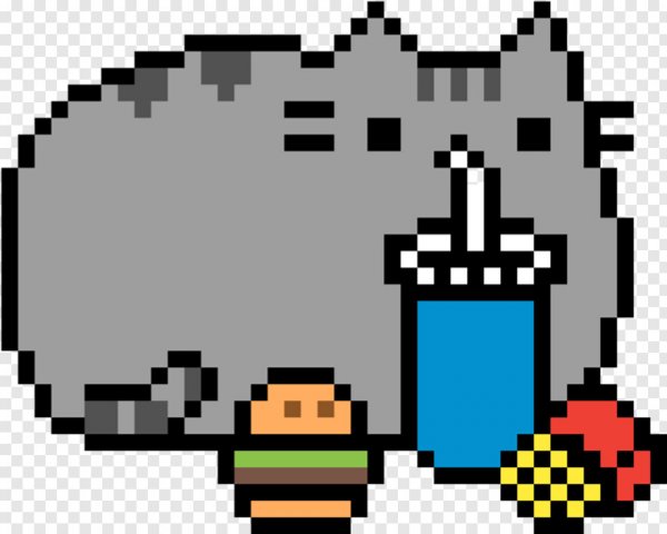 Пиксель кот