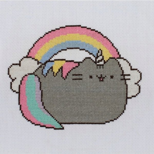 Кот Пушин по клеточкам