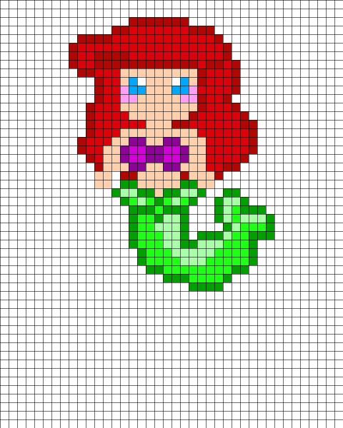 Рисунки по клеточкам красивые