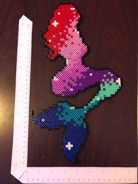 Русалка по клеточкам