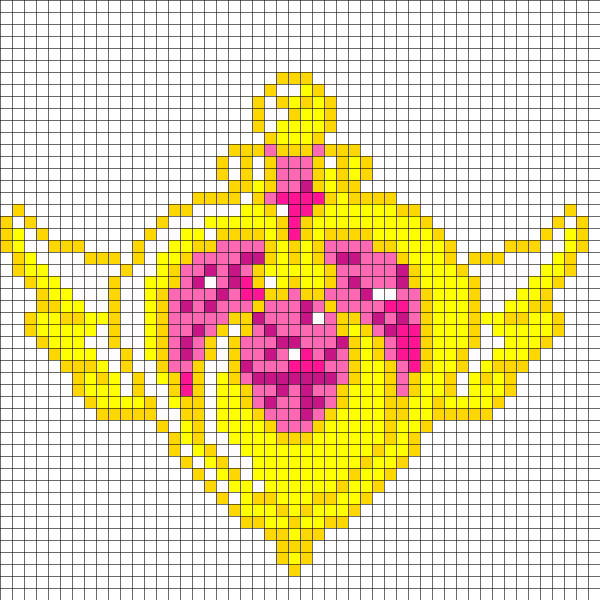 Лотос по клеточкам