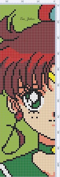 Схемы для плетения фенечек аниме