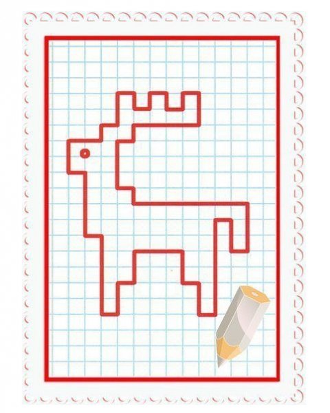 Игры рисование по клеточкам