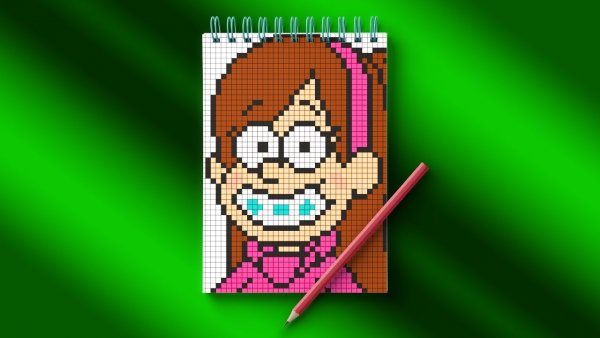 Гравити Фолз по клеточкам