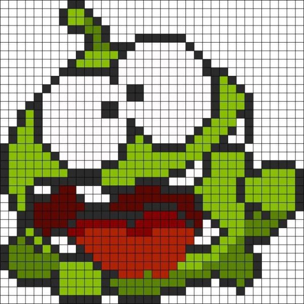 Рисунки в клеточку