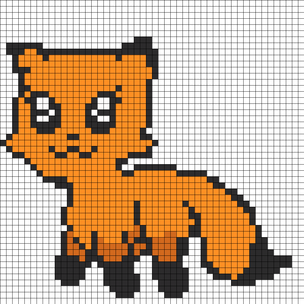 Рисунки по клеточкам животные