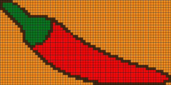 Рисование по клеточкам туфли