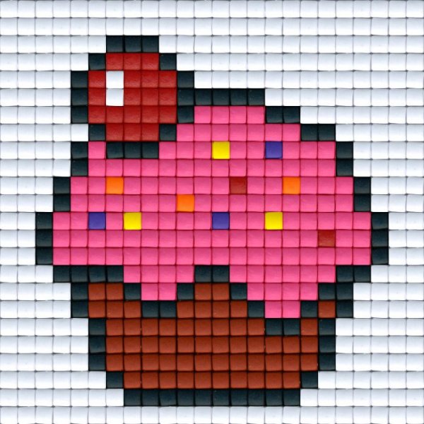 Рисунки по клеточкам пирожные