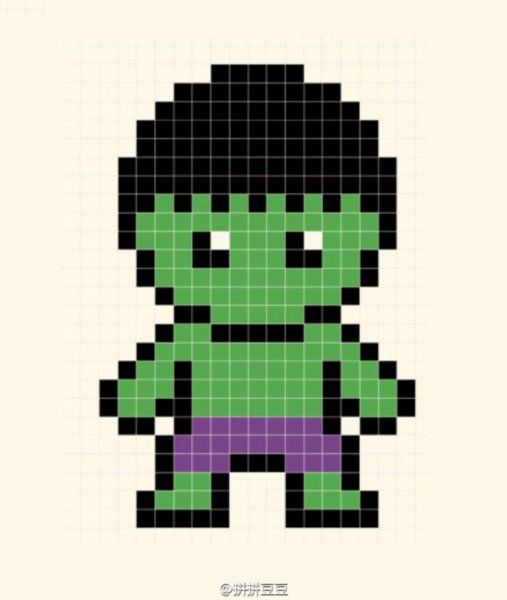 Халк по клеточкам