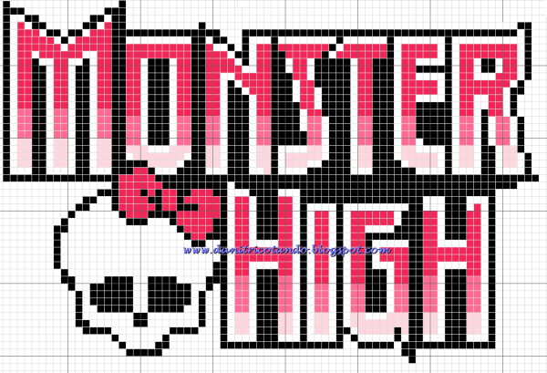 Рисунки по клеточкам монстры