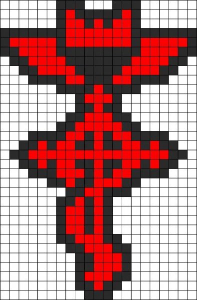 Крестик по клеточкам