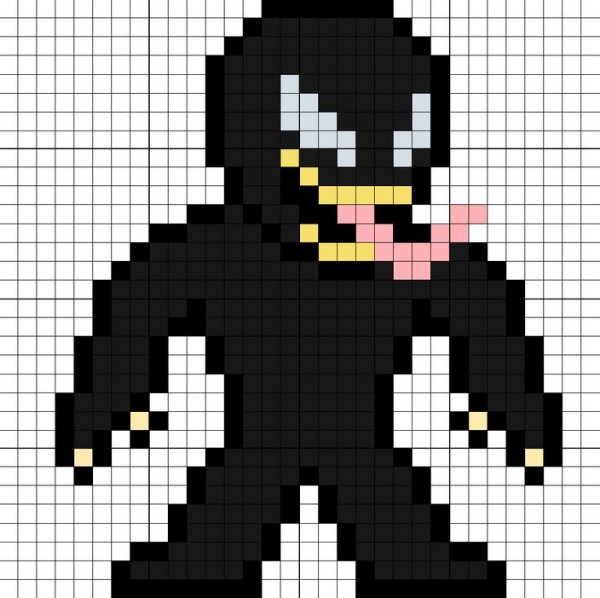 Марвел пиксельный Веном