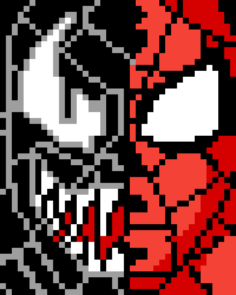 Веном пиксельарт