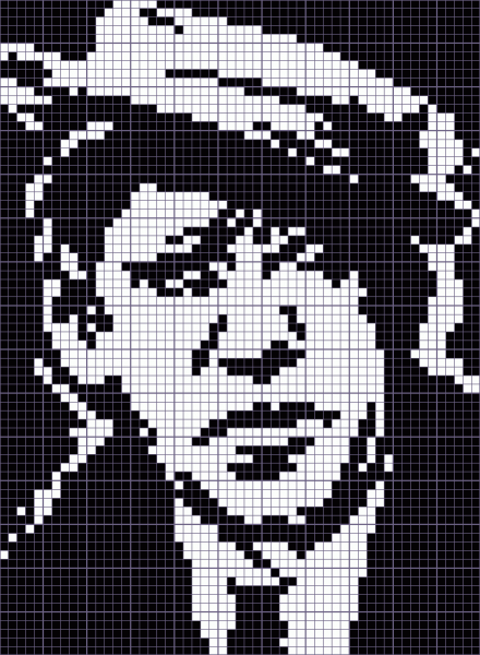 Вышивка крестом портреты знаменитостей