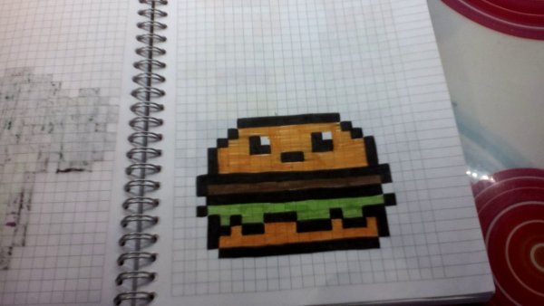 Рисование по клеткам деньги