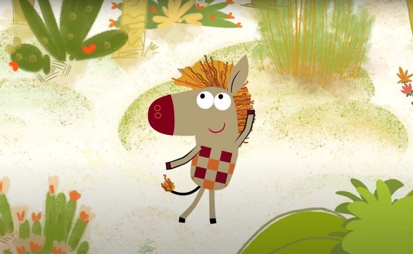 Зубра в клеточку мультфильм