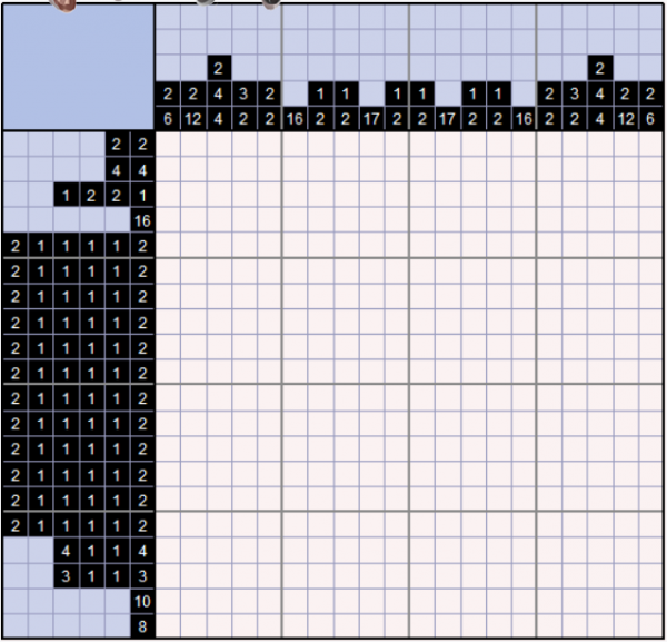 Японские кроссворды сложные