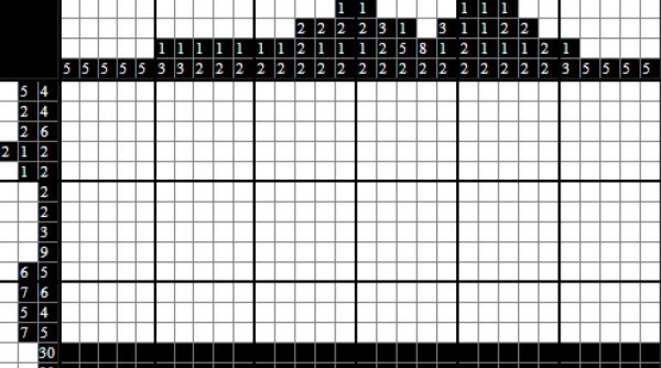 Детские японские кроссворды