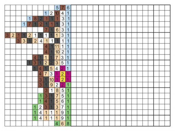 Японские кроссворды для детей односторонние