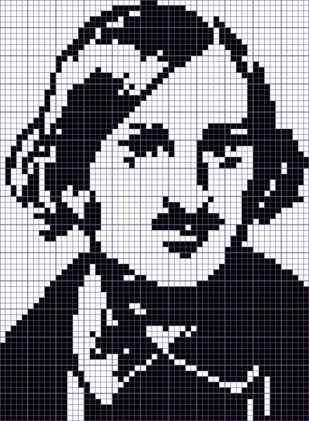 Портреты по клеточкам