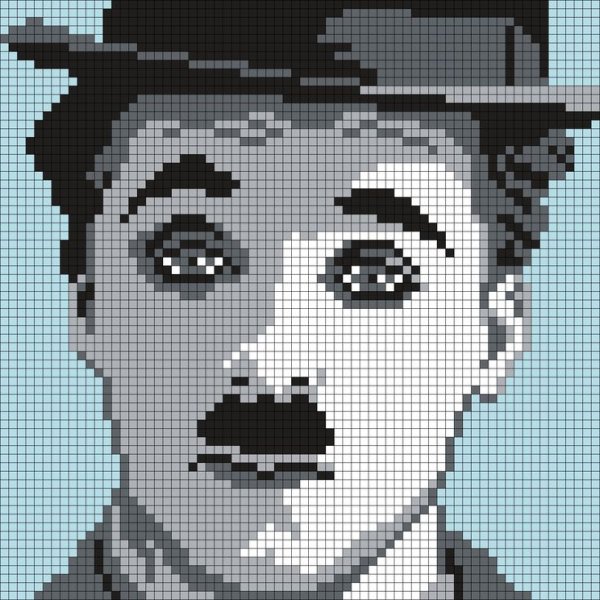 Вышивка крестом портрет Есенина