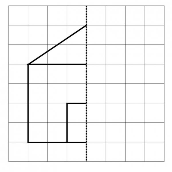 Рисование по клеткам для детей 6 лет