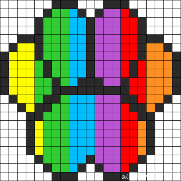Рисунки по клеточкам цветные