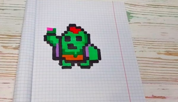 Спайк по клеточкам из БРАВЛ