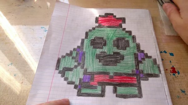 Спайк из Браво старс в клетку