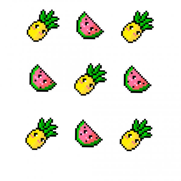 Ананас по клеткам