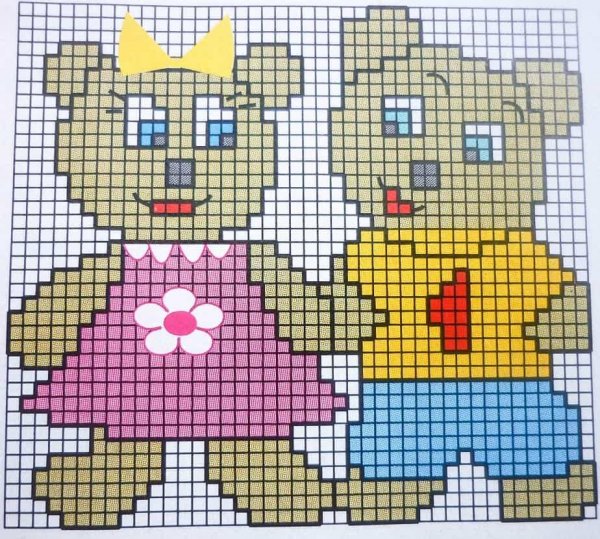 Жаккард для детских вязаных вещей