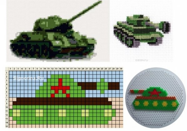 Вышитый танк
