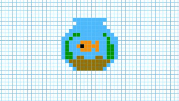 Авокадо по клеточкам маленький