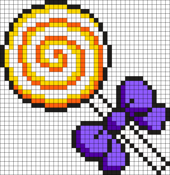 Рисование по клеточкам еда и напитки