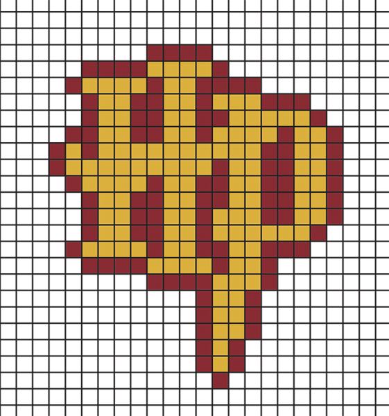 Рисунки по клеточкам Гарри Поттер