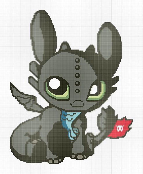 Беззубик вышивка крестом