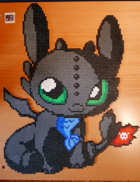 Беззубик из термомозайки