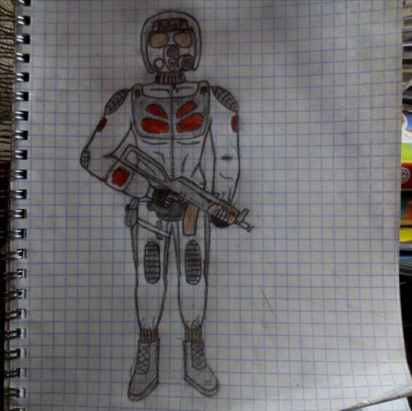 Рисунок сталкер легкий