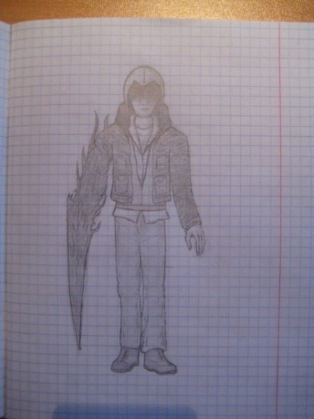 Рисунки персонажей в тетради