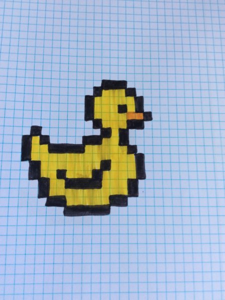 Маленькие рисуночки по клеточкам