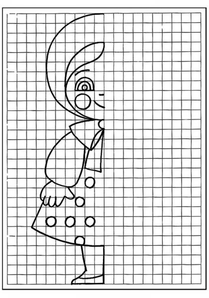 Симметричное рисование по клеткам